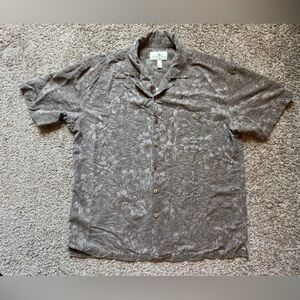 Island Shores Silk Hawaiian Style Shirt